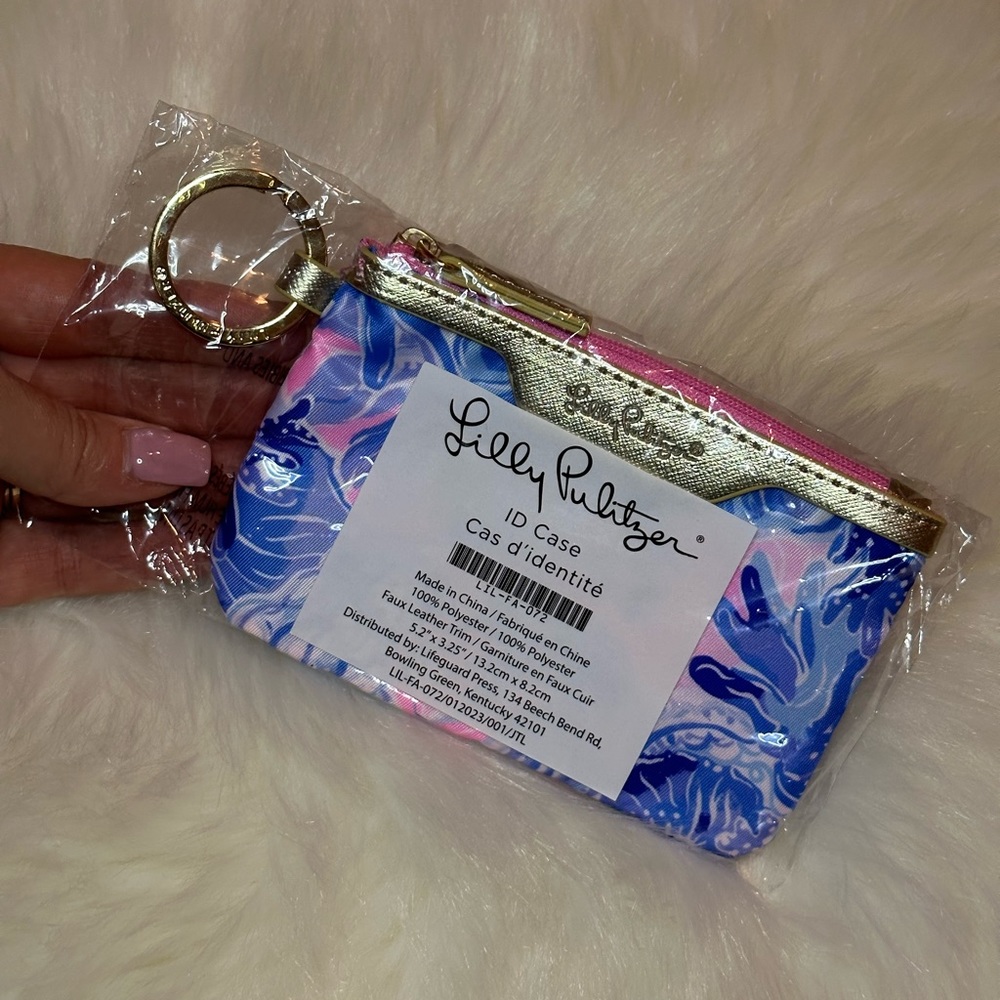 SOLD♥️♥️♥️Lilly Pulitzer Shade Seekers ID Case / Key Ring - Brand New in Package